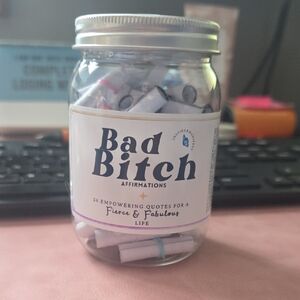 Affirmations Jar - White